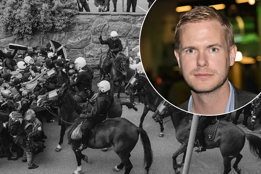 Gustav Fridolin ser På Hvitfeldtska bodde vi.