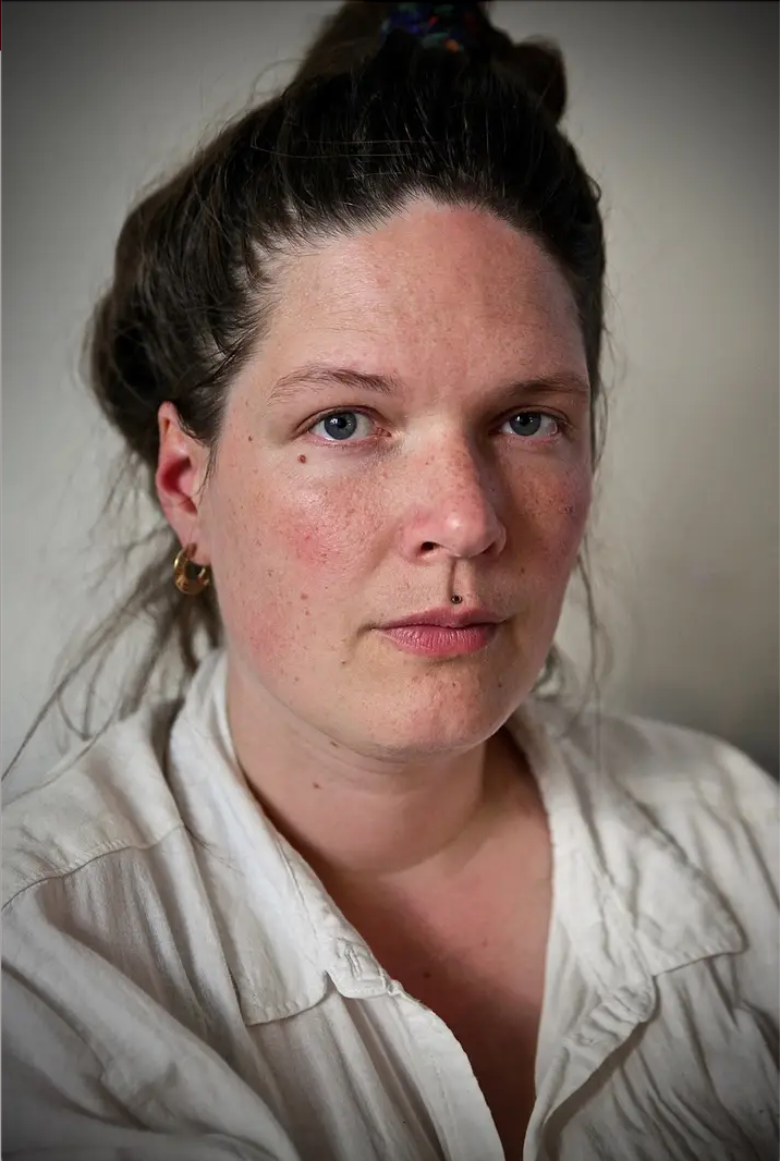 Lokföraren Moa Friman i nätverket Rör inte min tågvärd.