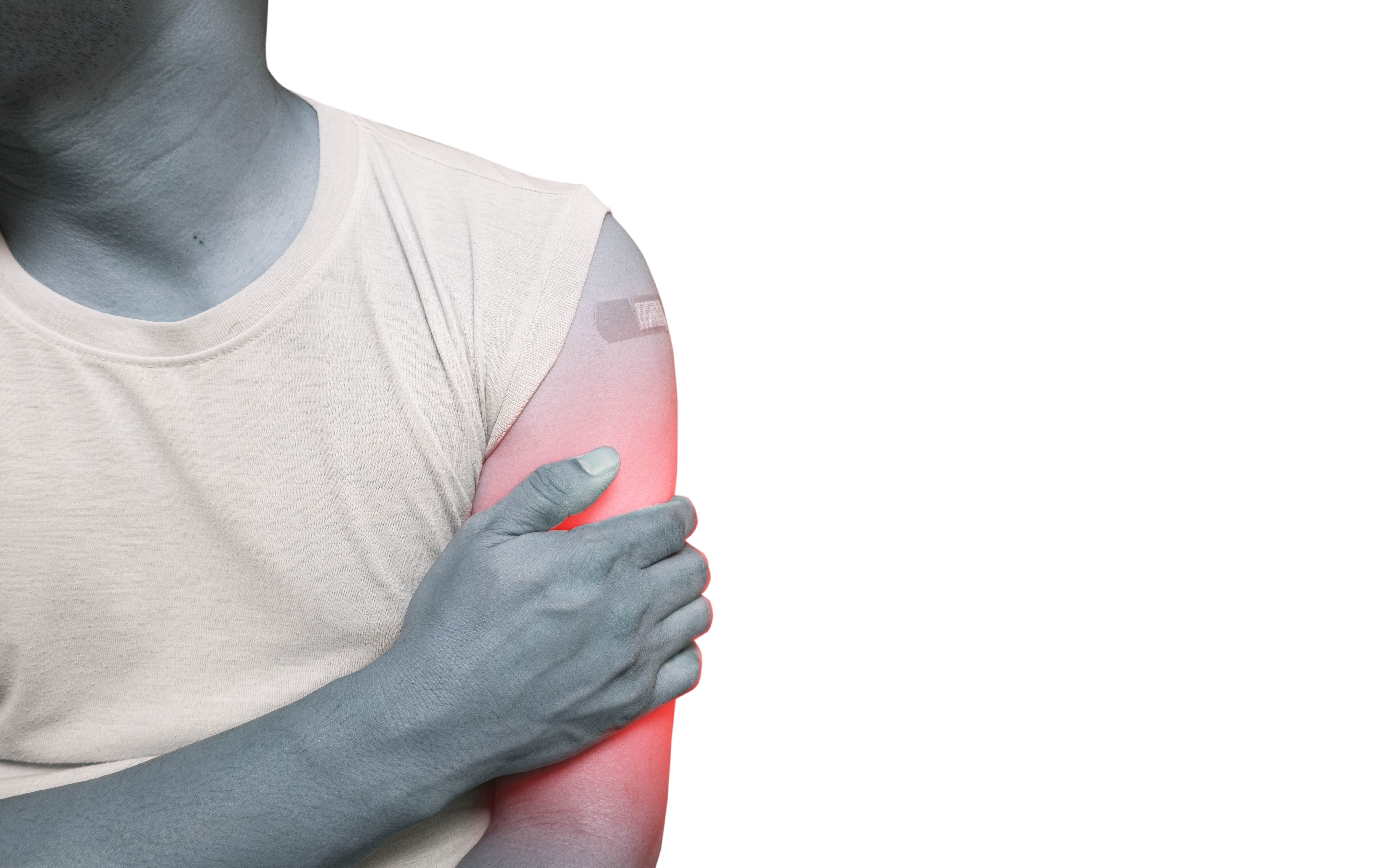 Värk i armen (genrebild).