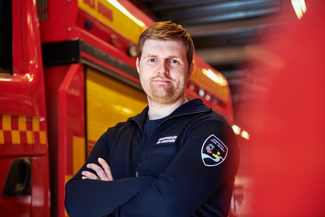 Jim Lundström, räddningschef vid Piteå och Älvsby kommun.
