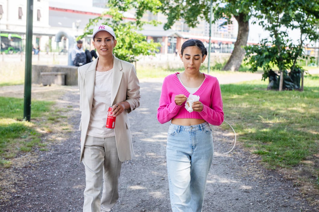 Laila Khalidy med dotterm Karen som är 13 år.