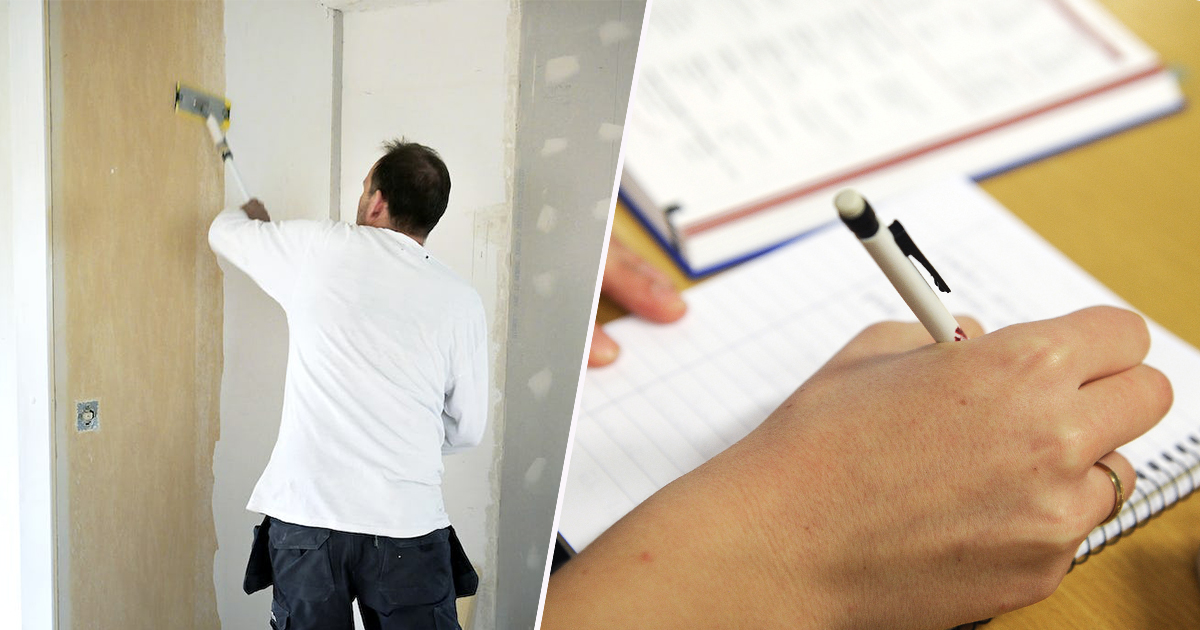 Målare fick sparken efter studieledighet.