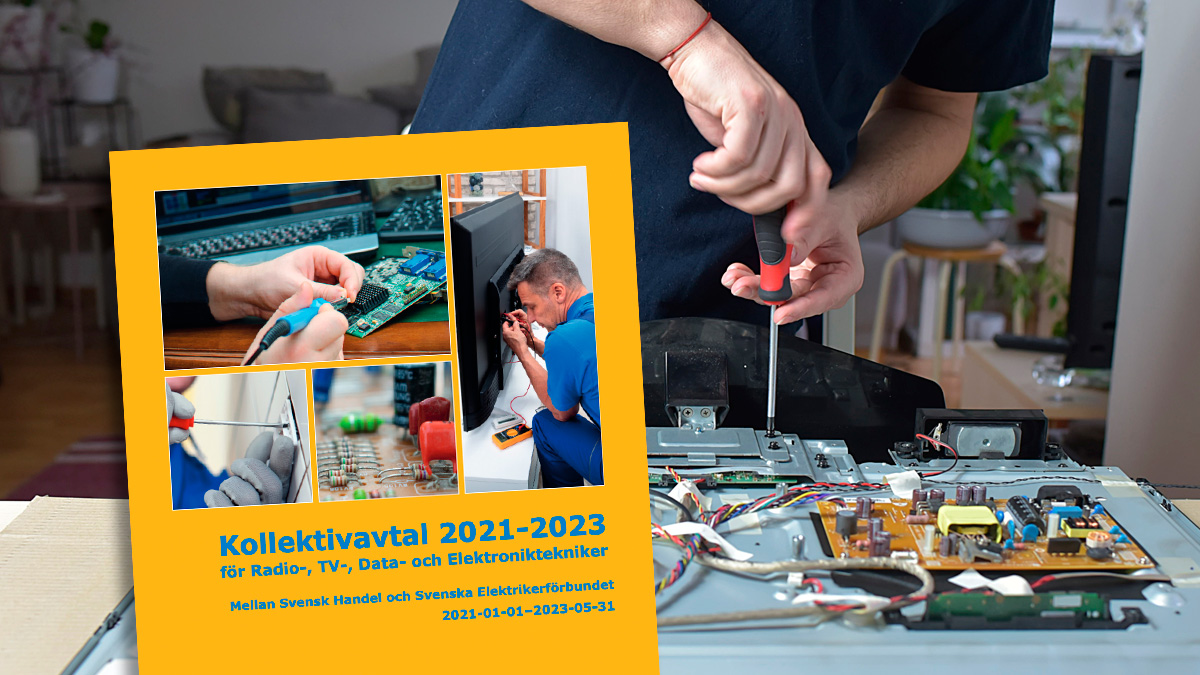 Avtalet omfattar 45 medlemmar som bland annat jobbar med att reparera tv-apparater.