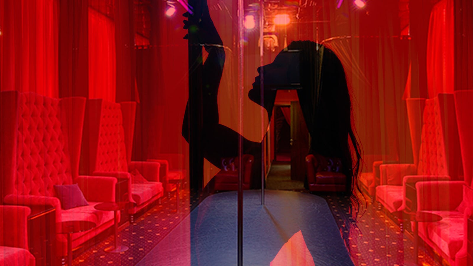 Porno filmda Lyubava Greshneva Biri ikkinchisini eshakda yalaydi