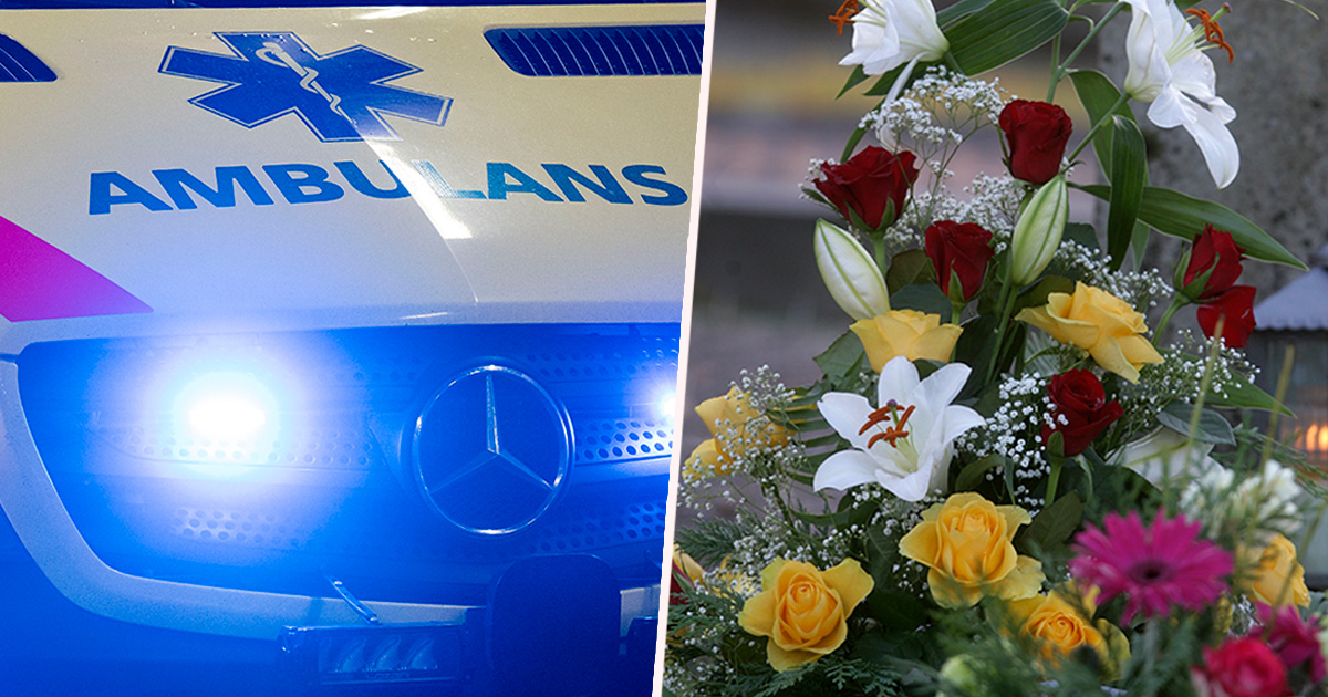 Ambulans och blommor vid gravsten – nio personer har dött på jobbet i Sverige i sommar