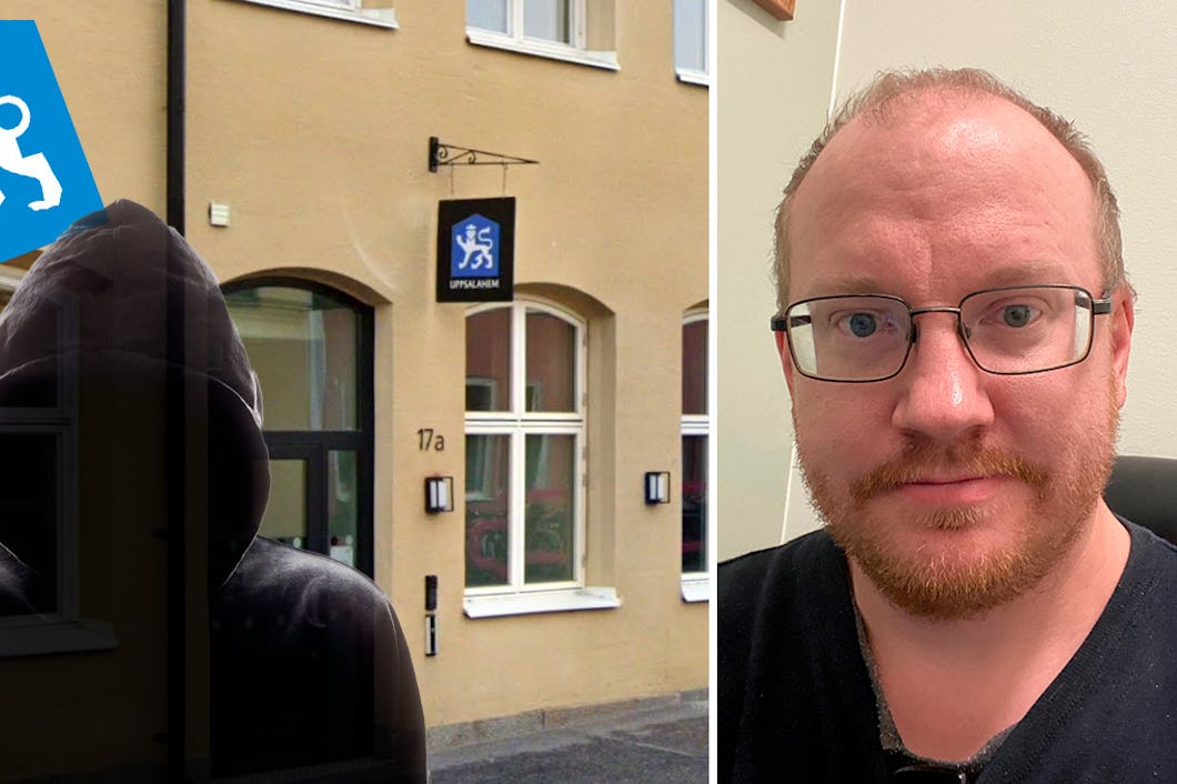 Kim Nilsson är fastighetsskötare på Uppsalahem. Han vill att fastighetsskötarna ska få larm efter incidenter med hot.