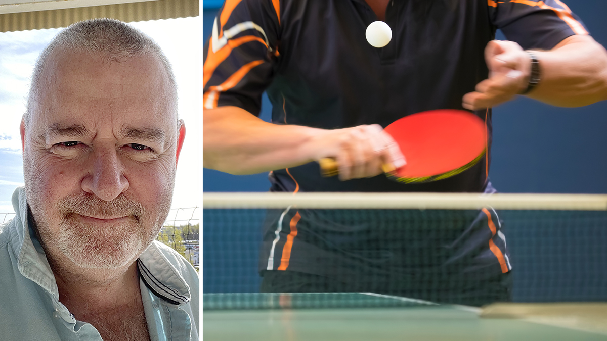 Personliga assistenten Bosse Frank kan jobba 80 procent och har fått mer til för sitt fritidsintresse – att spela bordtennis.