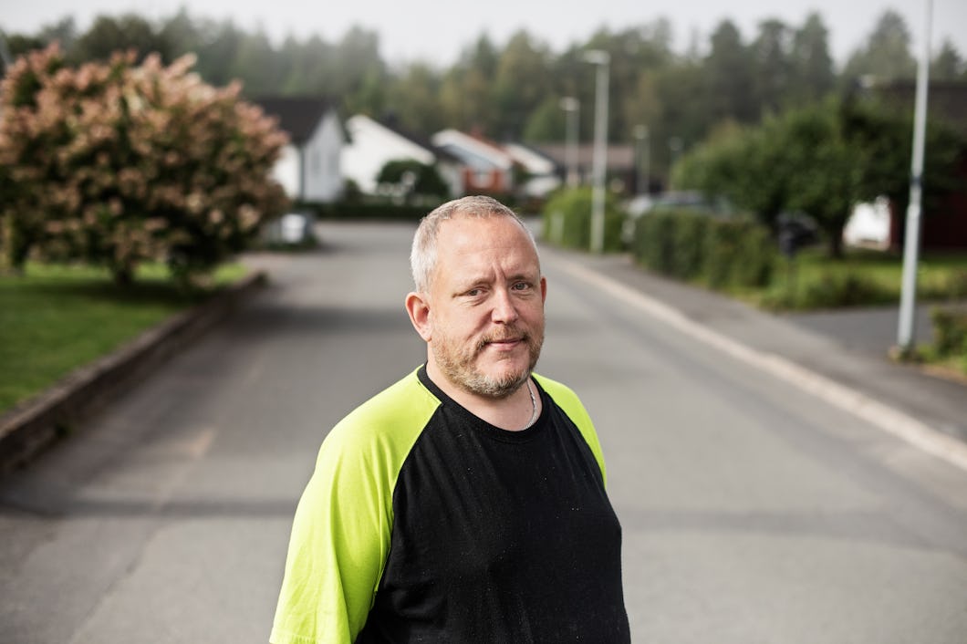 Porträttbild på snickaren Klas Holm.