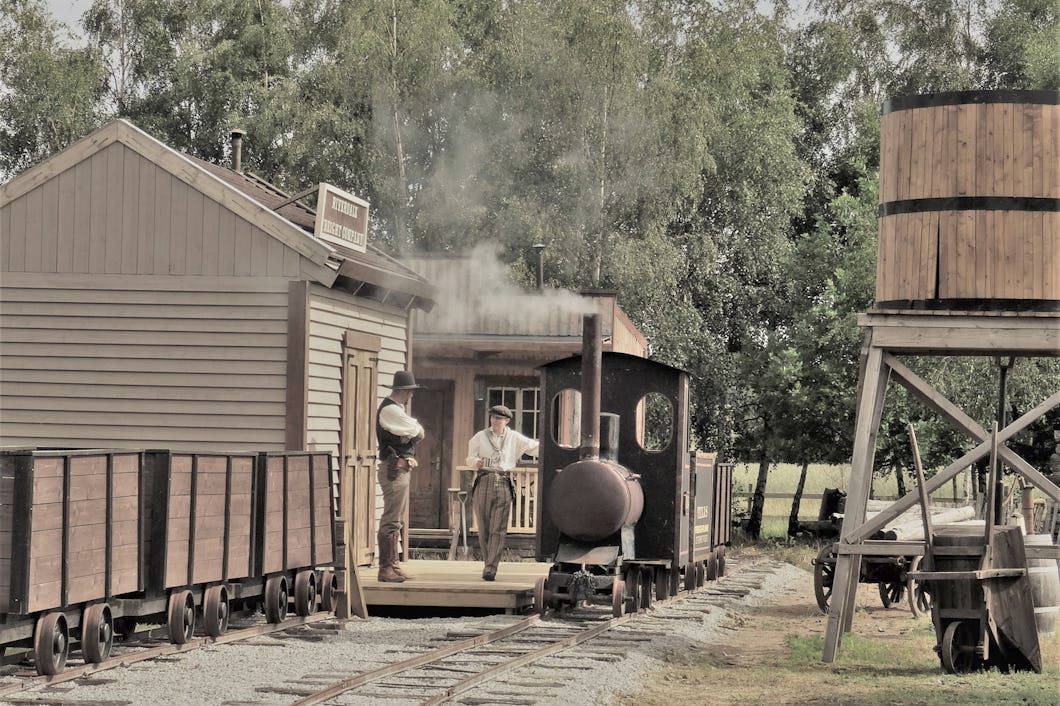 Fiktiva vilda västernstaden Riverdale i Skåne.