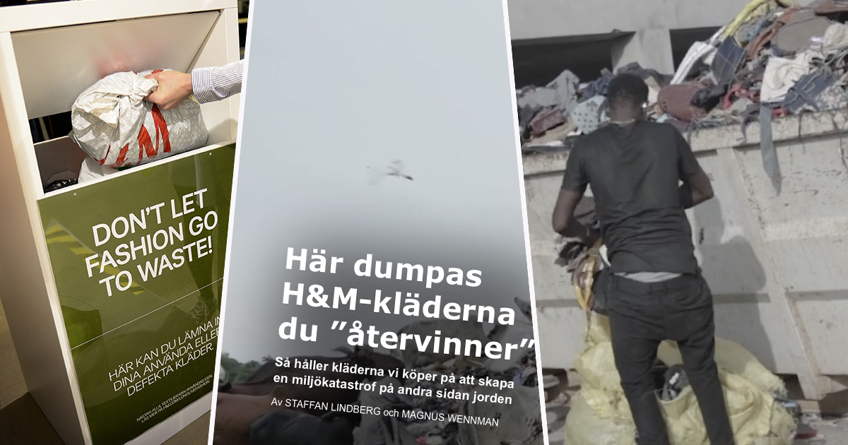 I våras avslöjade Aftonbladet att H&M dumpat mängder av kläder i bland annat Ghana.