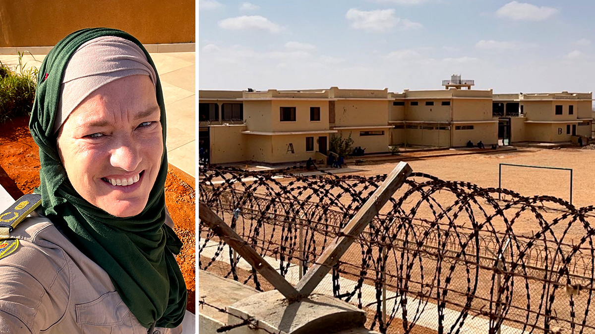 Monika Eriksson jobbar genom FN på ett somaliskt fängelse.
