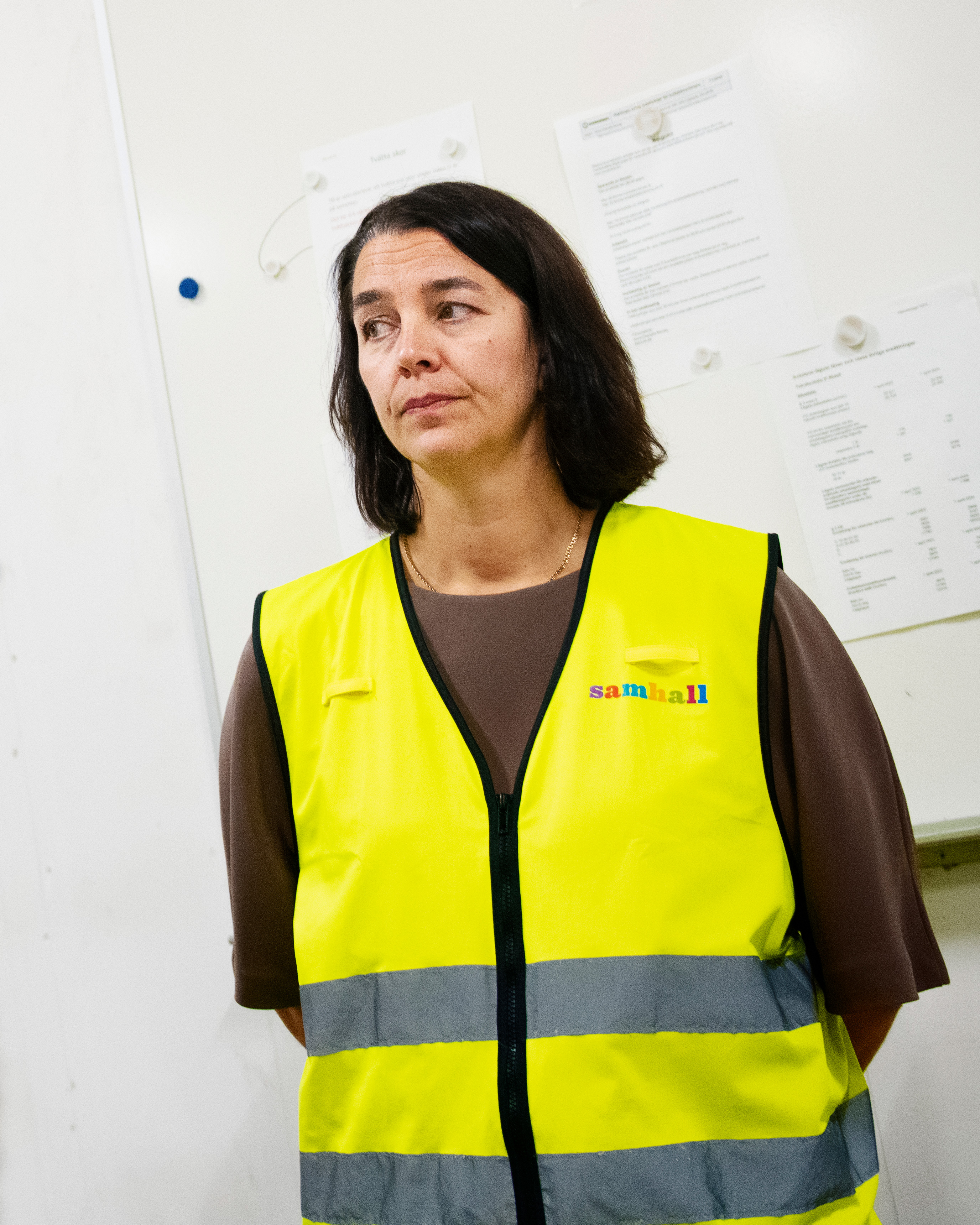 Samhalls vd Sara Revell Ford är medveten om problemen på företaget.