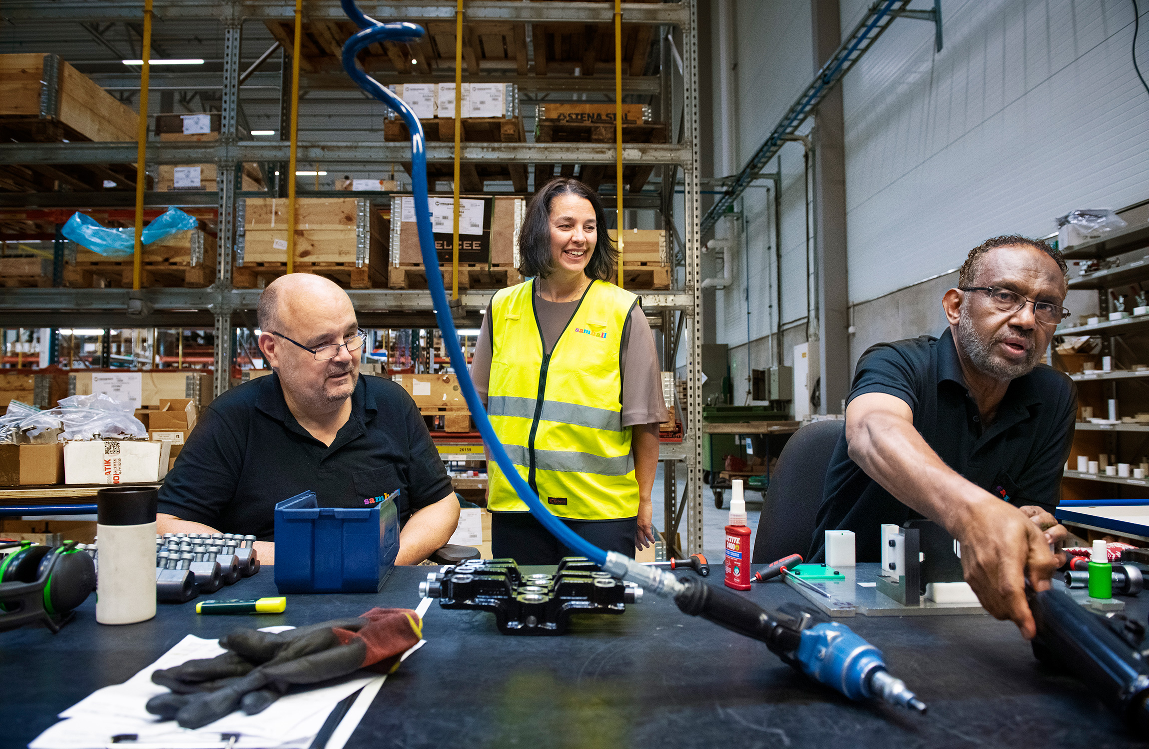 Samhalls vd Sara Revell Ford är medveten om problemen på företaget.