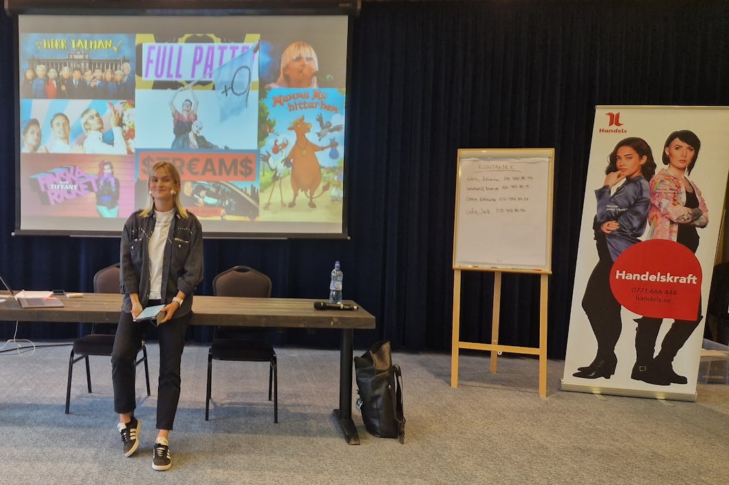 Tiffany Kronlöf pratade om makt på Årets grej i Sundsvall.