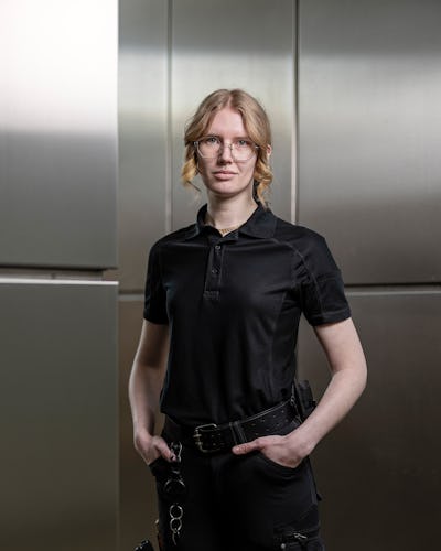 Matilda Trawén jobbar som krematorietekniker på krematoriet på Limhamn.