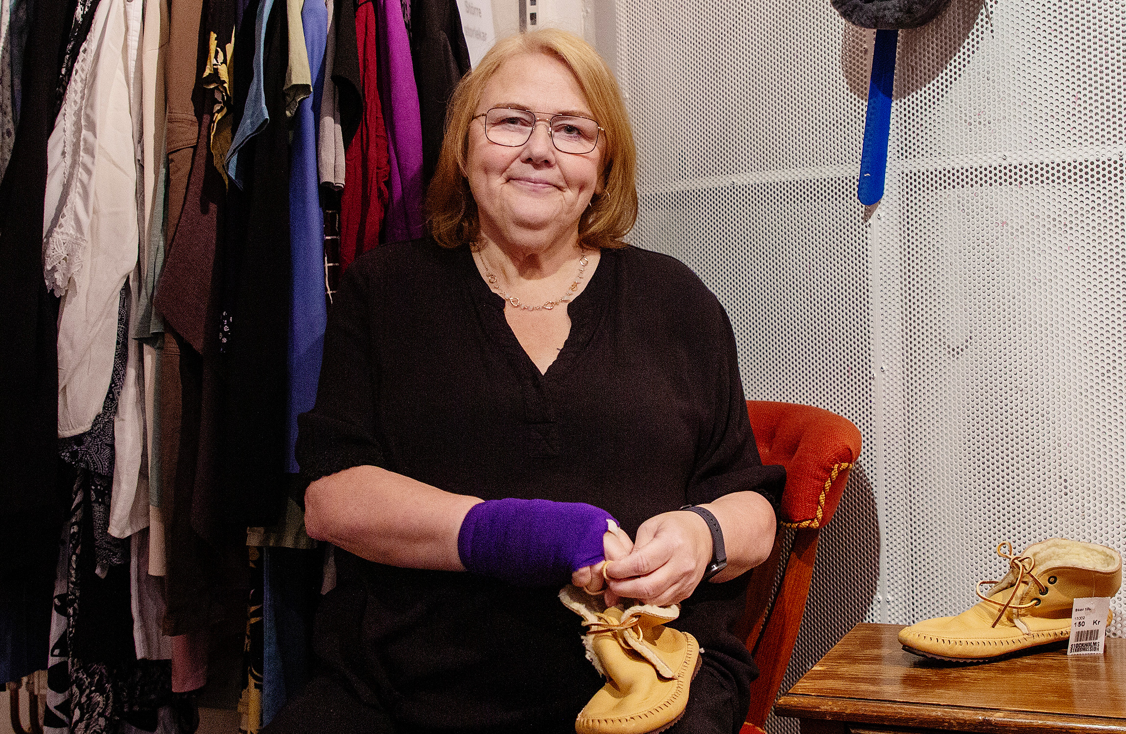 Carina Andersson jobbar på Stadsmissionen.