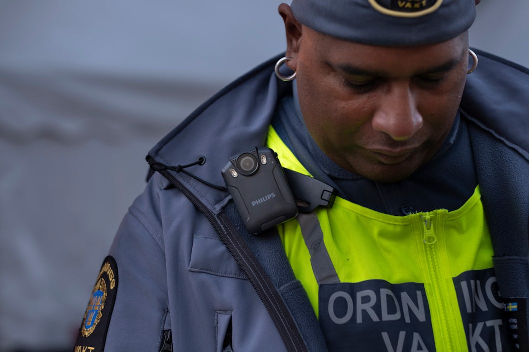 Ordningsvakten Marcus Göthberg.