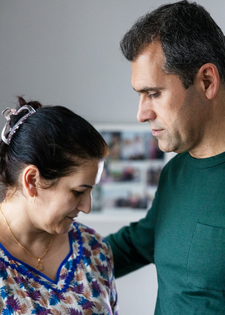 Zana Rafaat och hans fru Shaymaa Mustafa