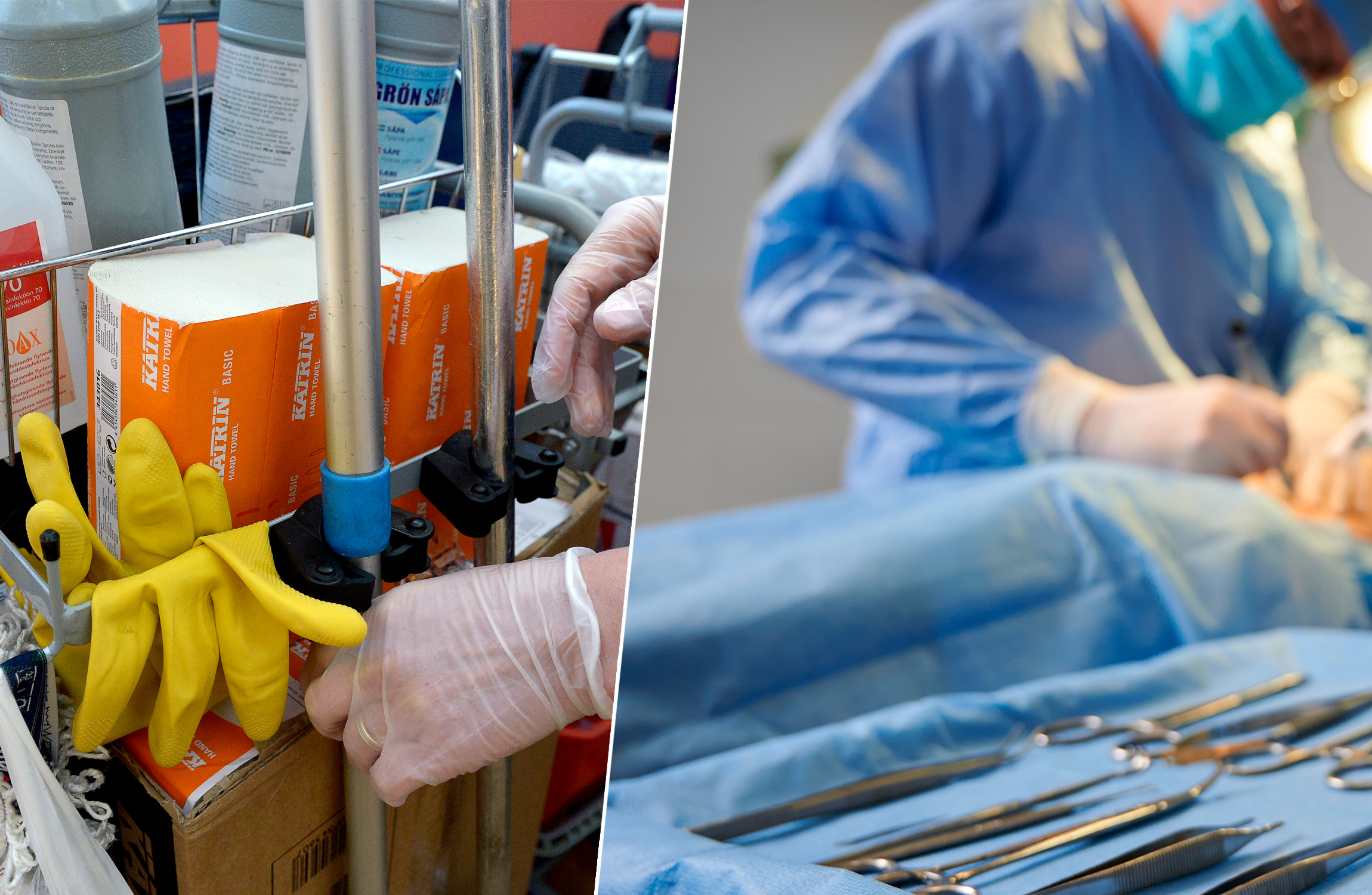 Städare och kirurger.