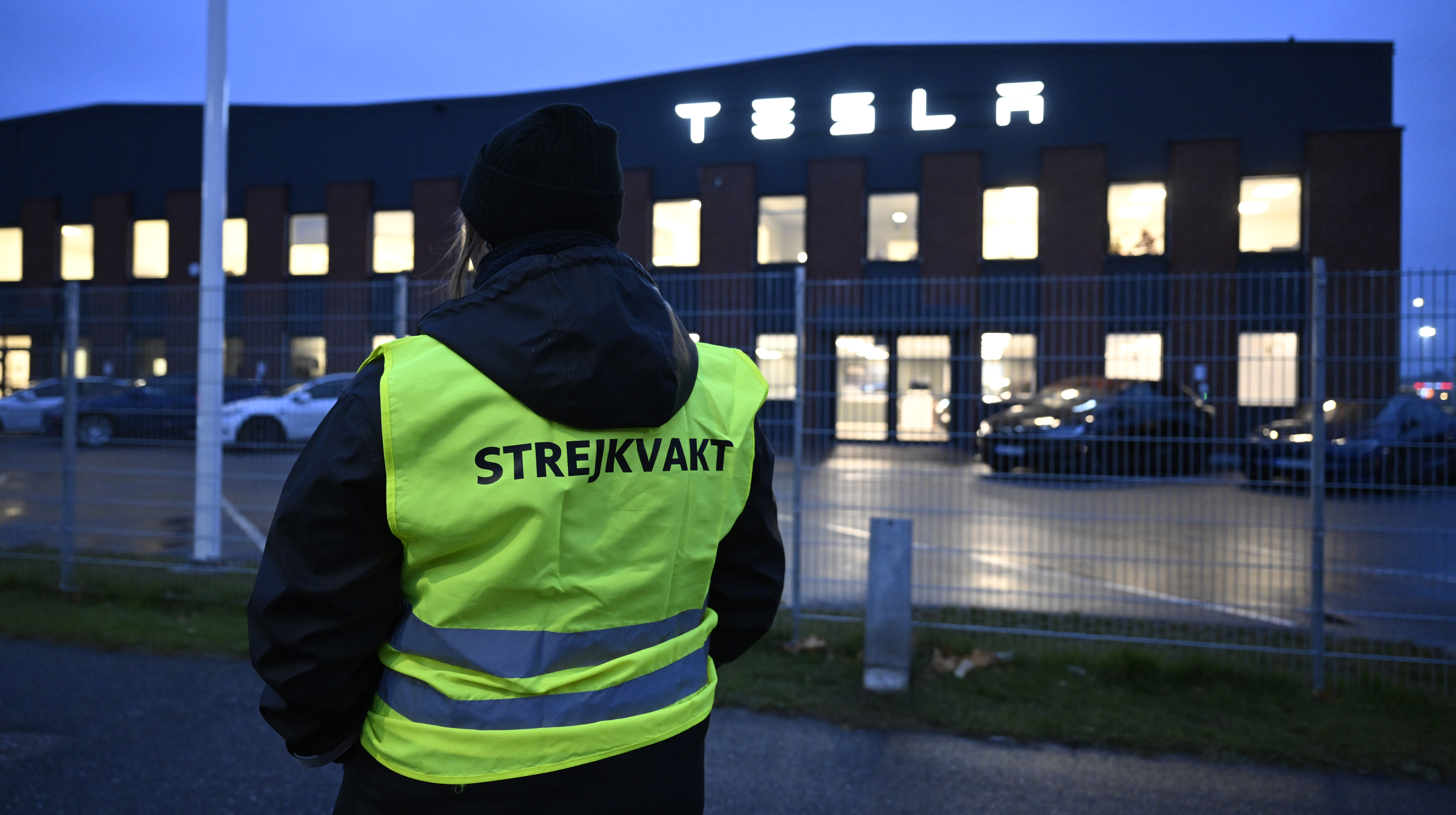 Strejk IF Metall Tesla