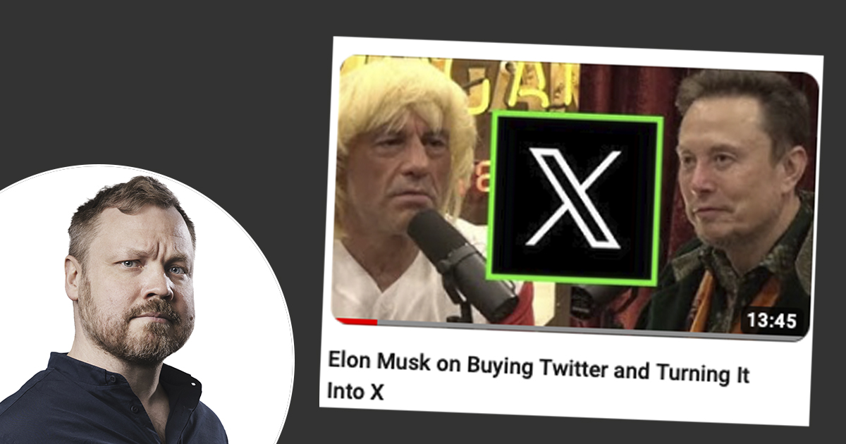 Johannes Klenell om Joe Rogan och Elon Musk.