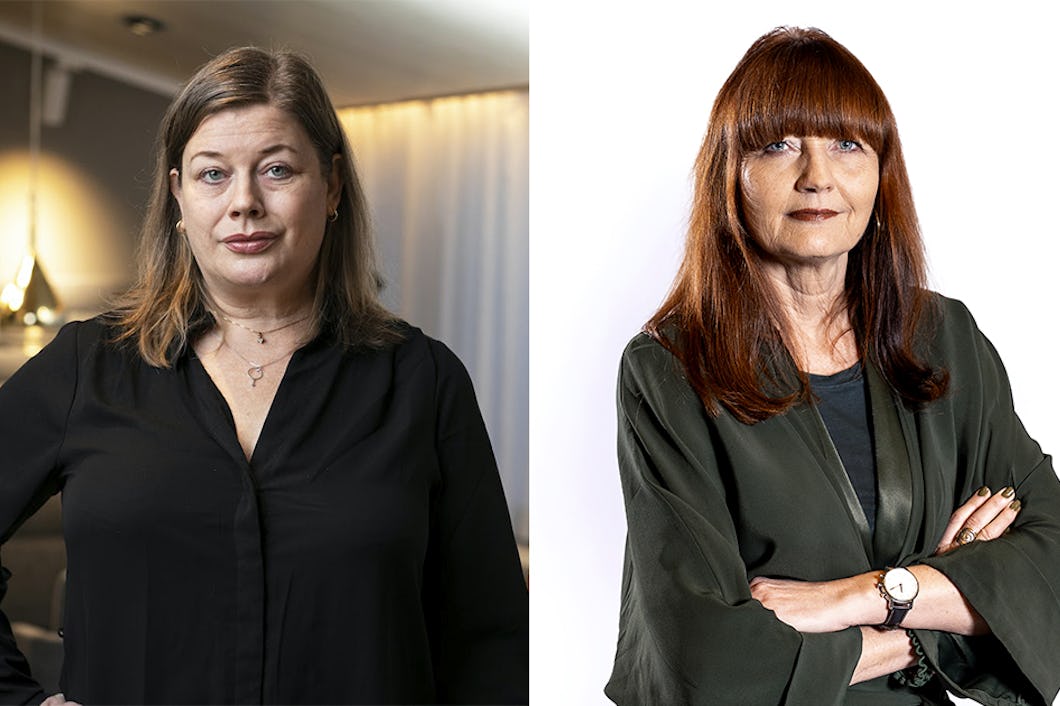 Malin Ragnegård och Marie Nilsson.