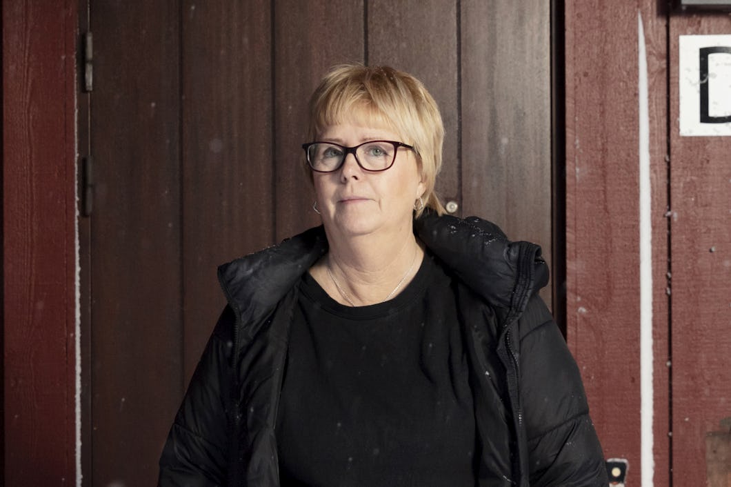 Undersköterskan Monika Henriksson i Kalix.