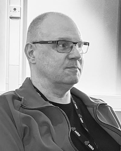 Porträtt på Peter Hemström, Sekos ordförande för Kriminalvården i Västernorrland.