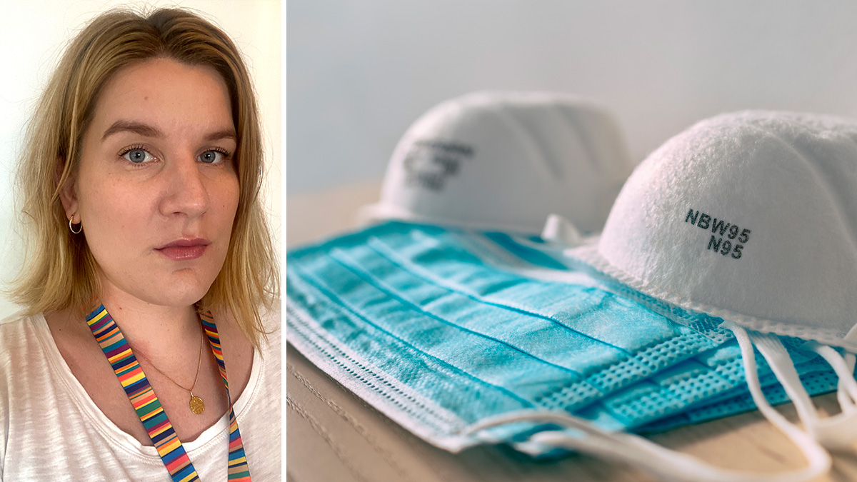 Sjuksköterskan Josefine Lundqvist.