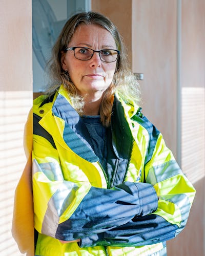 Carina Lövgren, regionalt skyddsombud för Transportarbetarförbundets avdelning 4 i Linköping.