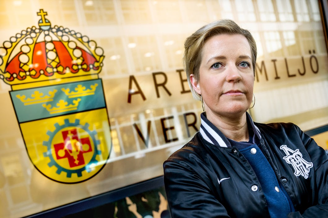 Arbetsmiljöinspektören Jenny Bengtsson.