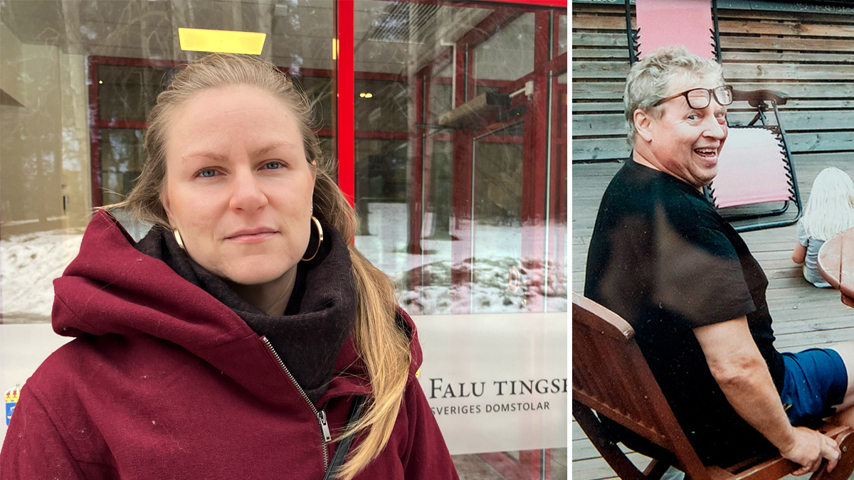 Anna-Karin Hällman och hennes far Per som dog i olyckan.