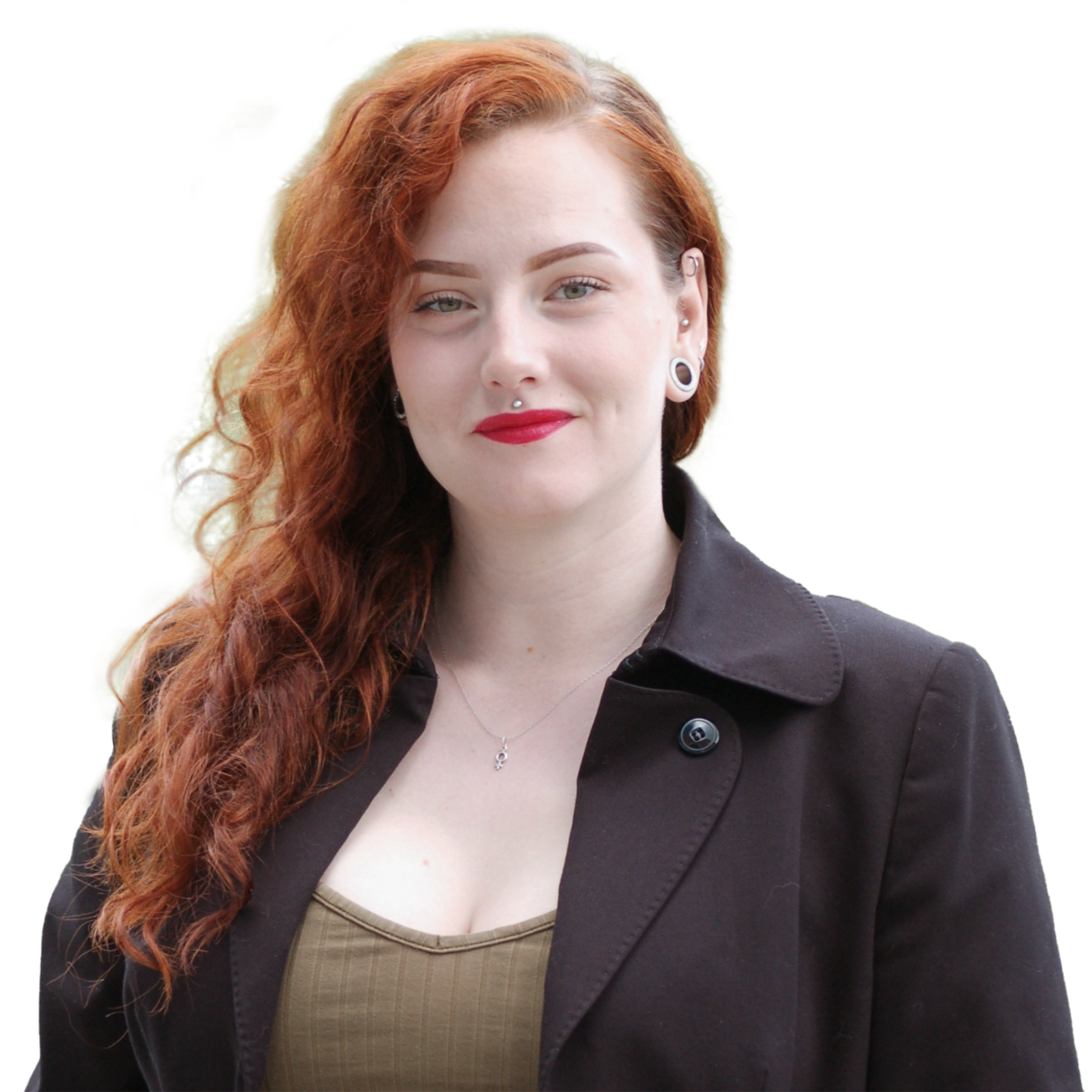 Porträtt på Josefine Nymark.