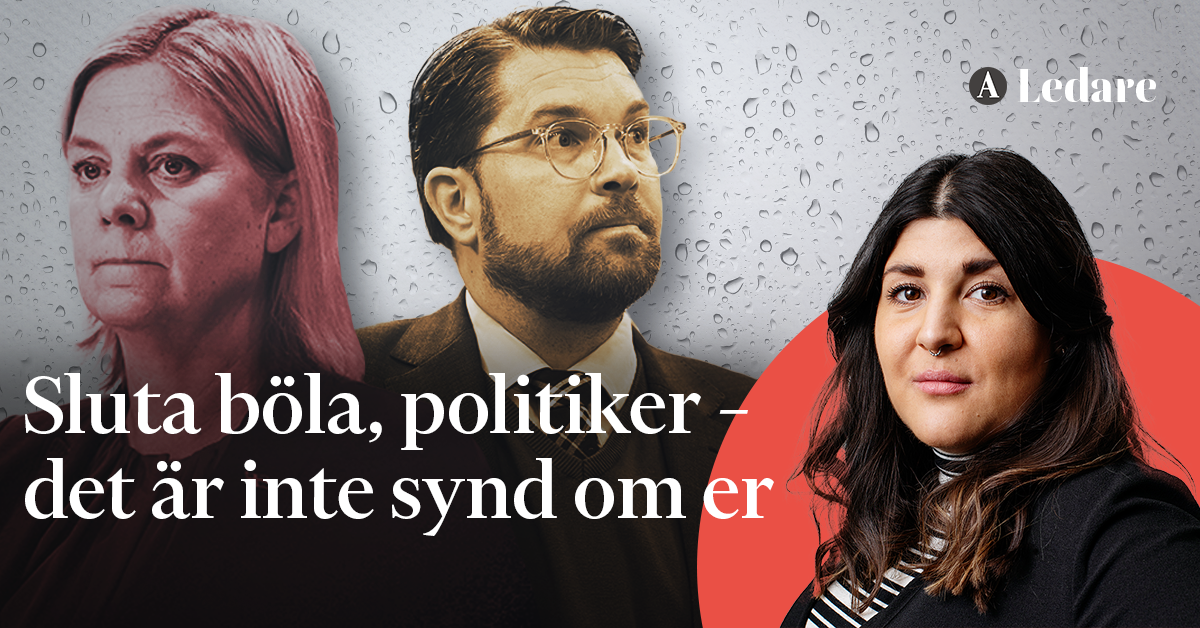 Jimmie Åkesson och Magdalena Andersson