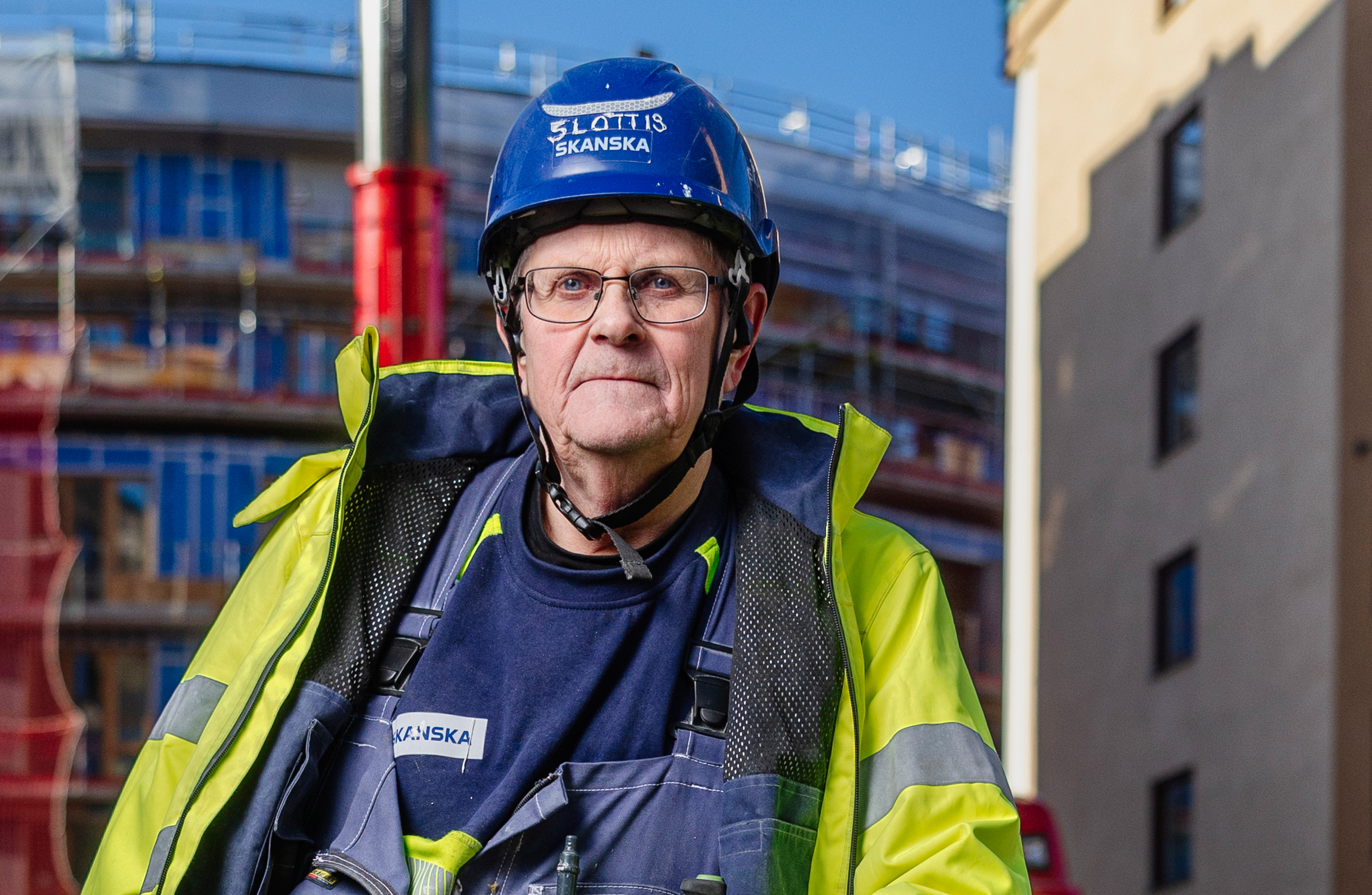 Stefan Slottensjö, träabetare på Skanska i Stockholm.