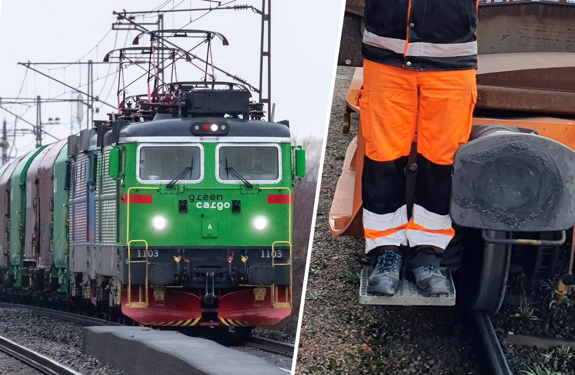 Växlare på Green Cargo.