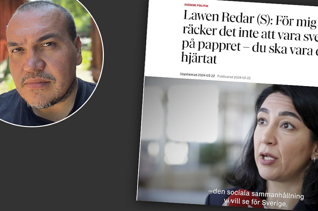 Hur blir man svensk i ett krossat hjärta, Lawen Redar? – Arbetet