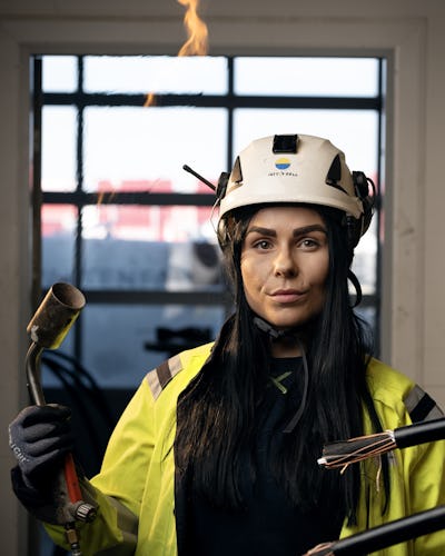 Angelica Jonsson med en halvledarsvarv.