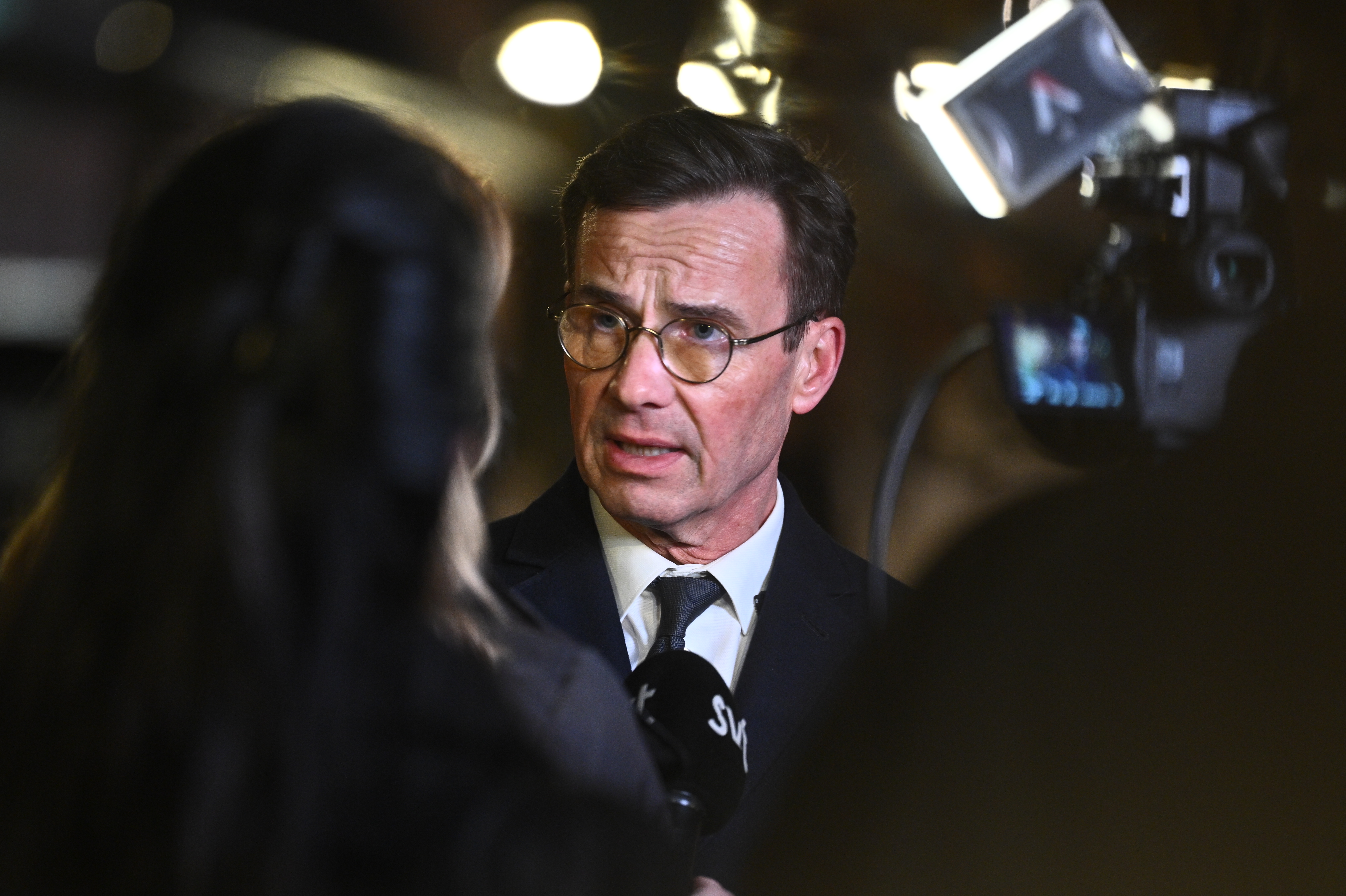 Ulf Kristersson i Skärholmen.