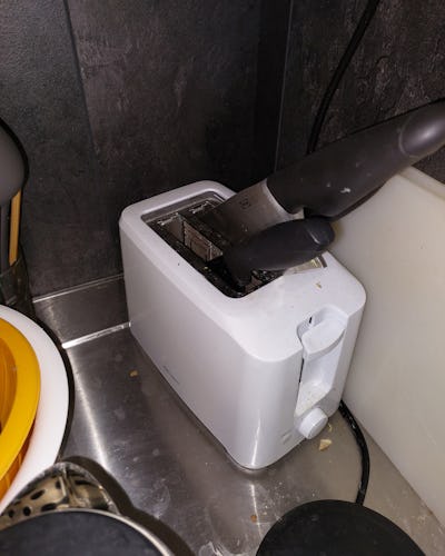knivar i brödrost