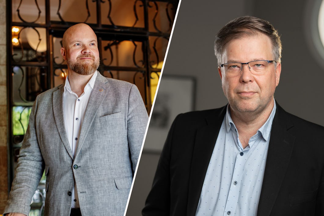 Pim van Dorpel och Tomas With i kollage.