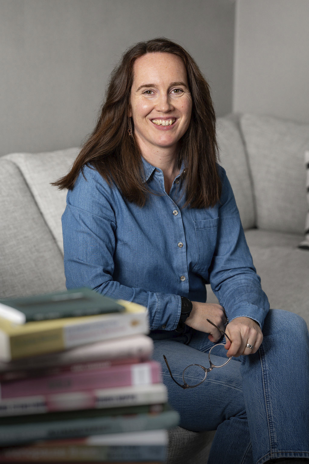 Porträtt på Anna-Karin Mikkelä.