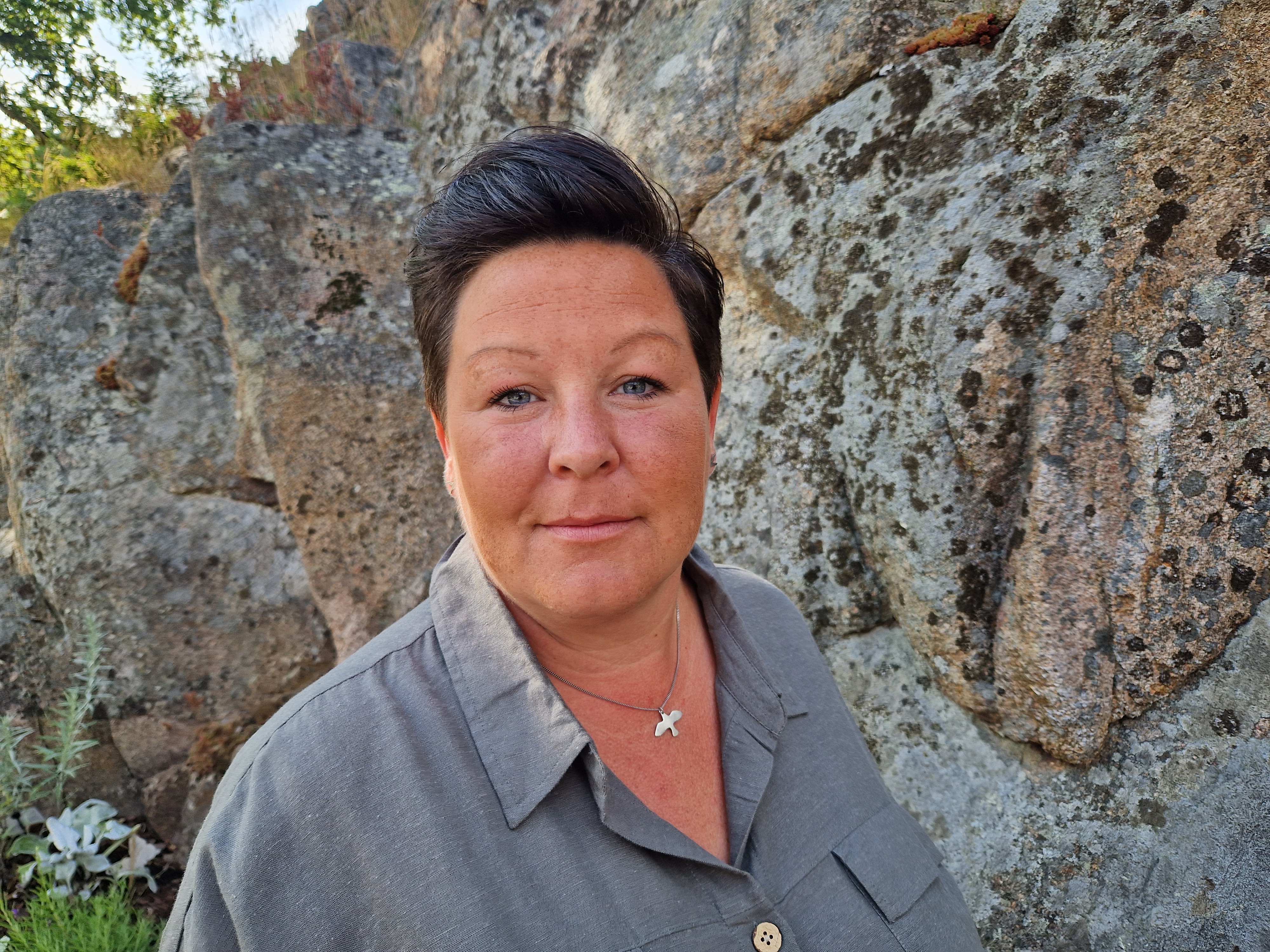 Ann-Sofie Svensson utomhus