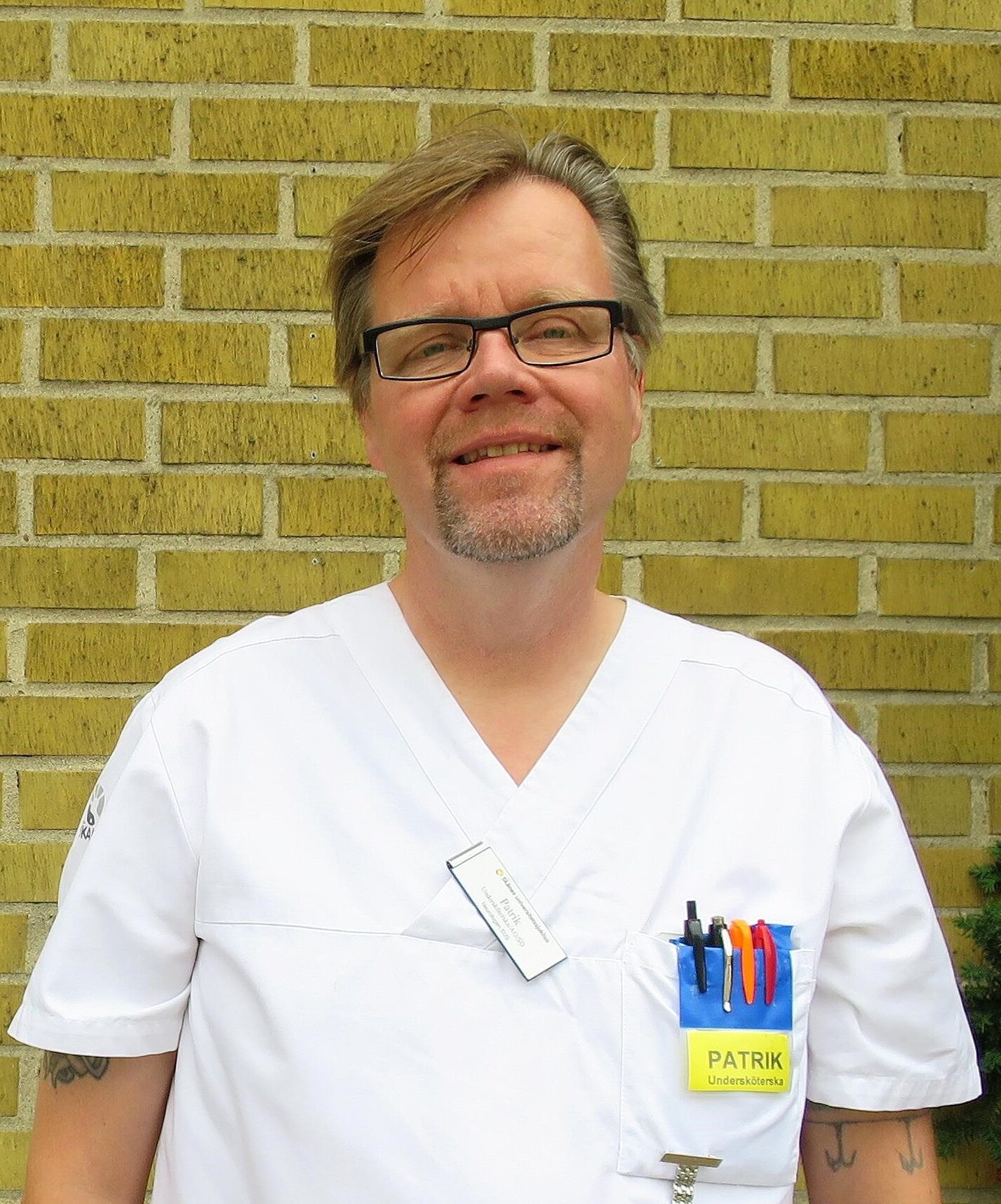 Patrik Strand i arbetskläder