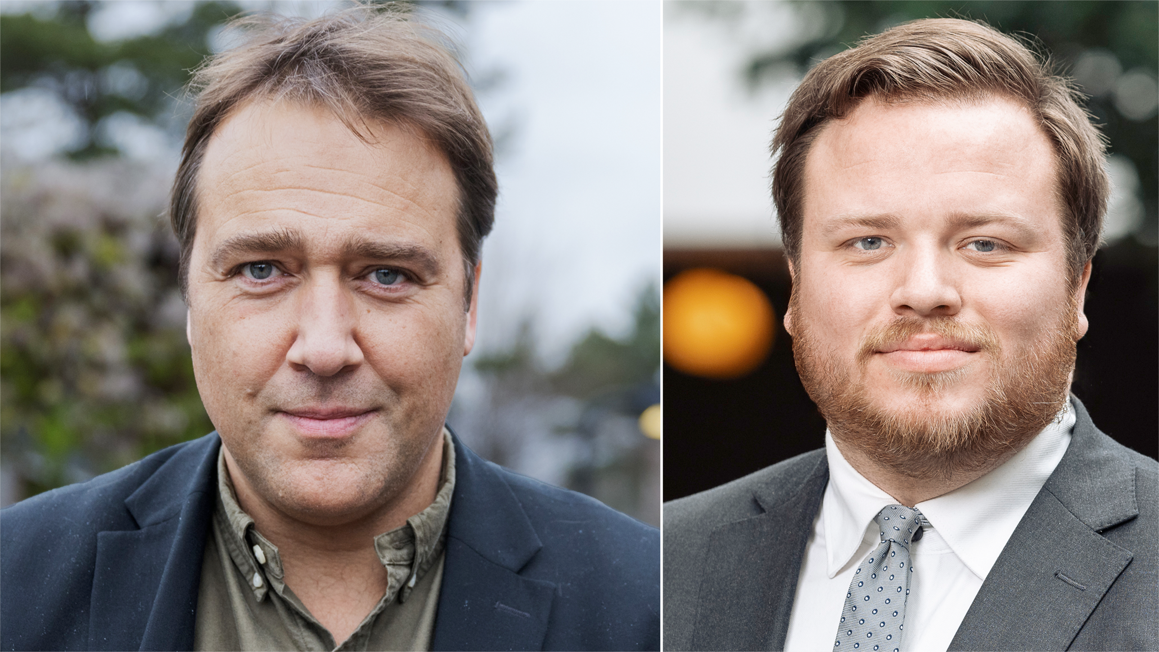 Fotomontage med bilder på Joakim Øskalsson och Hannes Sjöberg
