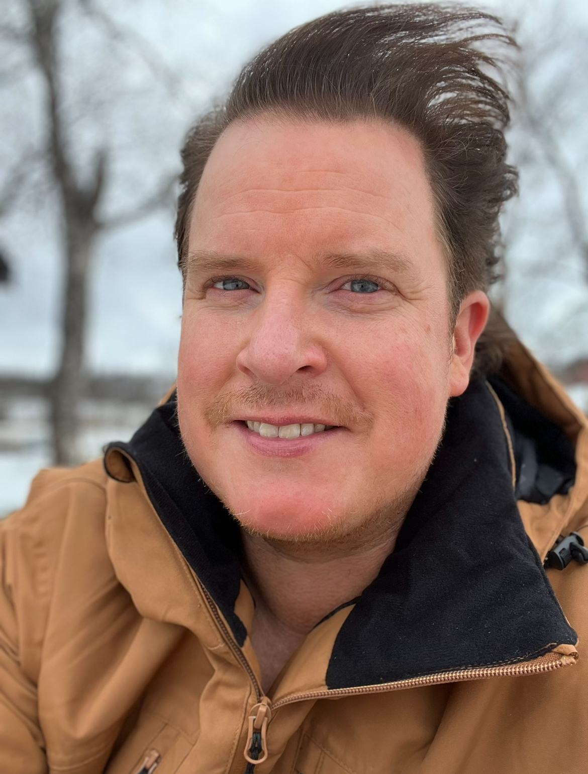 Christoffer Stjärneblad utomhus