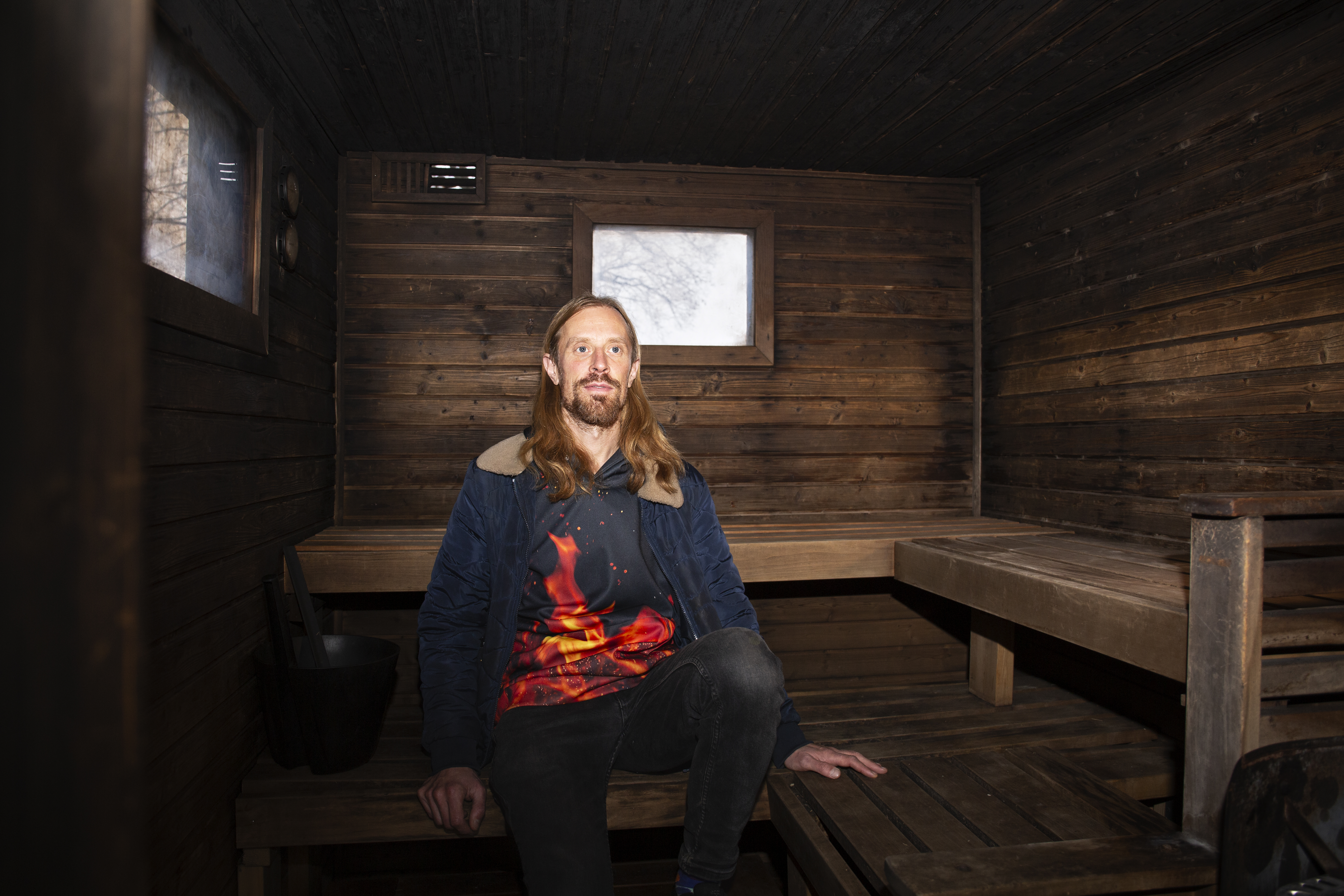 Anton Wiraeus, lokförare, konstnär och bastueldsjäl.