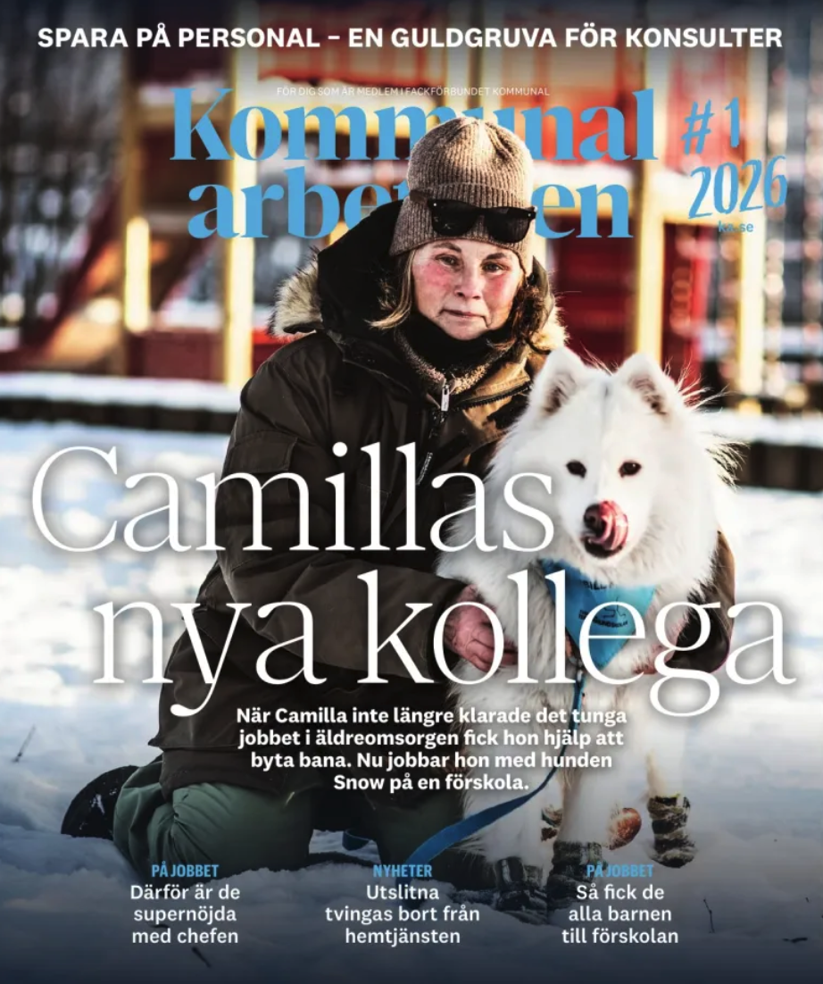 Omslaget till Kommunalarbetaren nummer 1, 2026