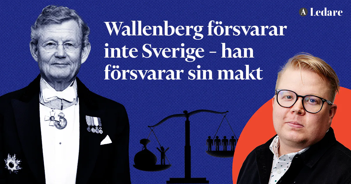 Wallenberg och hans rika kompisar struntar i Sveriges framtida välstånd