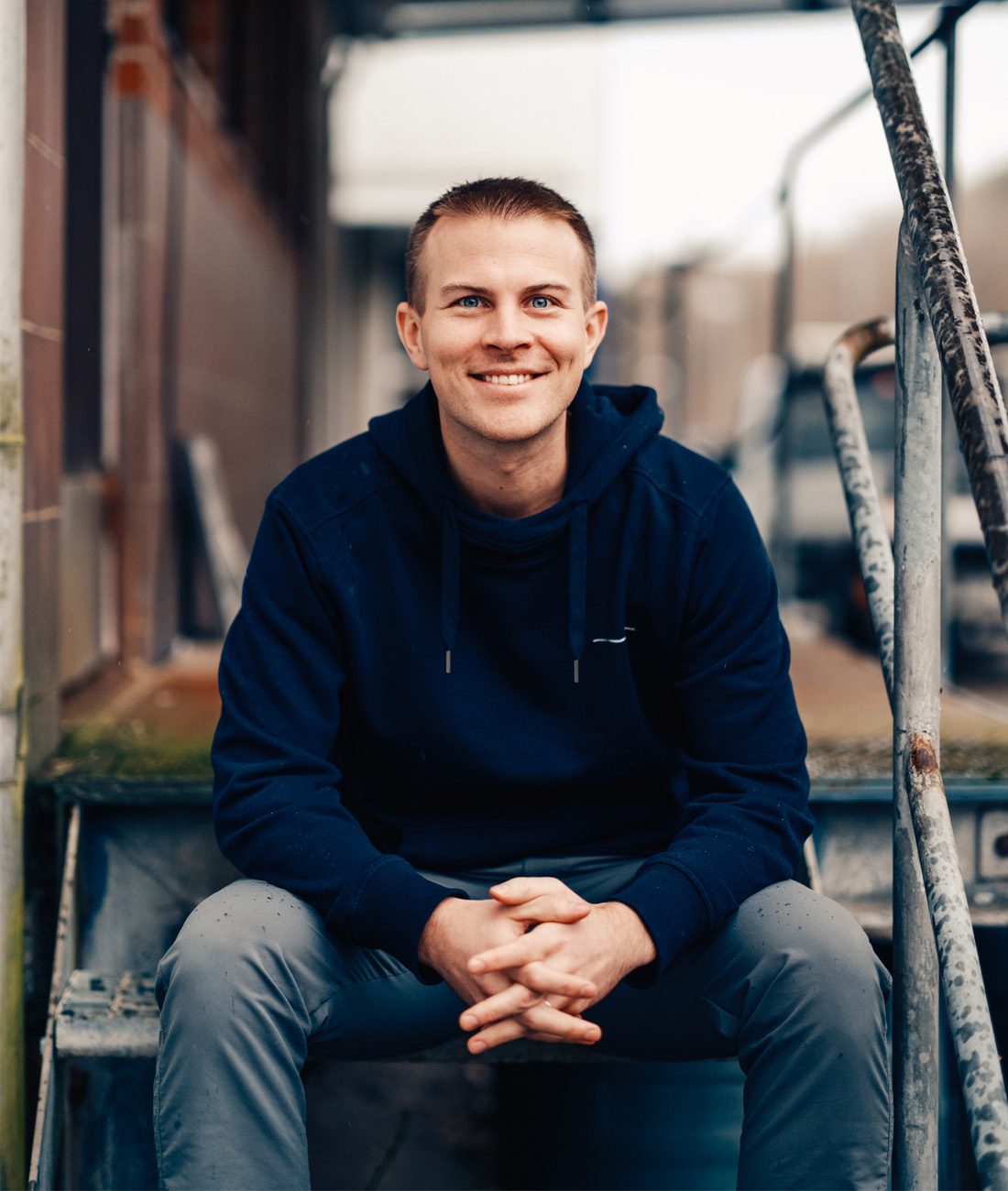 Porträttbild av Simon Hilmersson, vd på Nordic Seafarm.